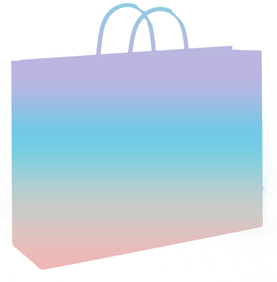 rainbow gift bag